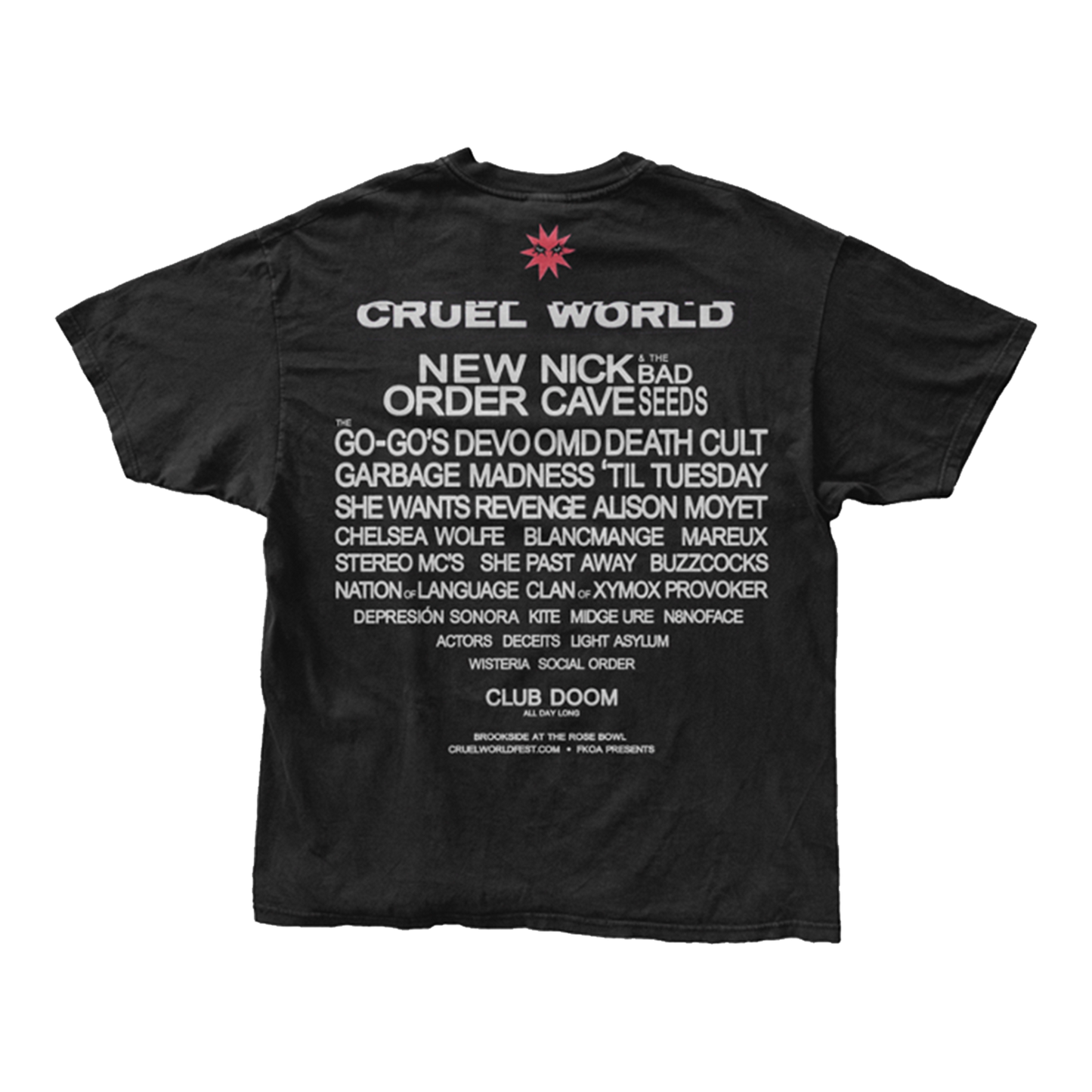 Rage Lineup Tee - Online Exclusive