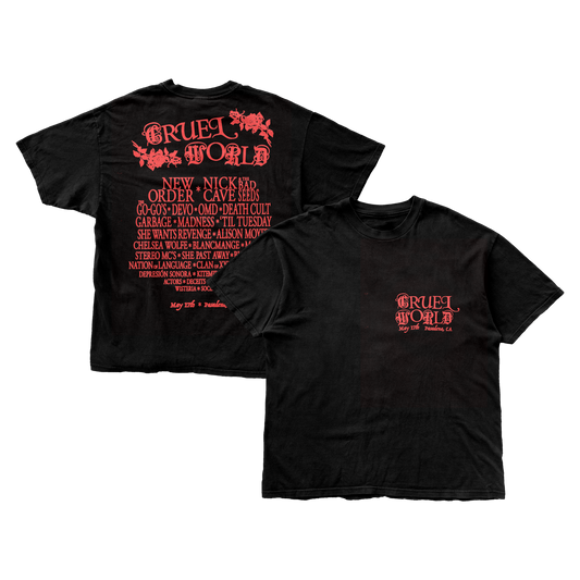 Cruel World 2025 Lineup Tee