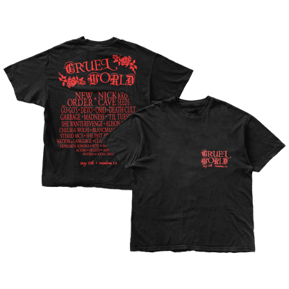 Cruel World 2025 Lineup Tee