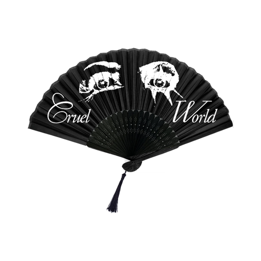 Cruel World Hand Fan